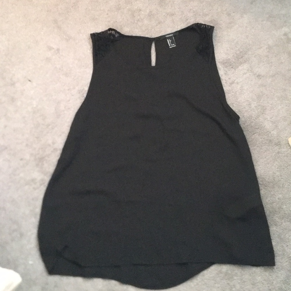 Forever 21 dressy black tank top